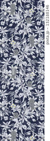 Assorted Handpainted Floral Geometric Cartoon Patterned Decorative Paper Collection 132188146