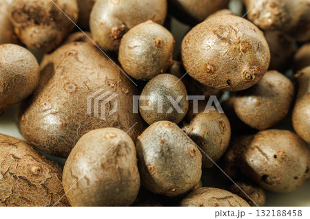 収穫してきた野生のむかご 132188458