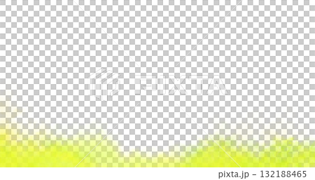 Yellow green smoke on transparent background with foggy texture and soft swirling effect isolated for design 132188465