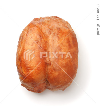 Top view of whole smoked chicken breast 132188499