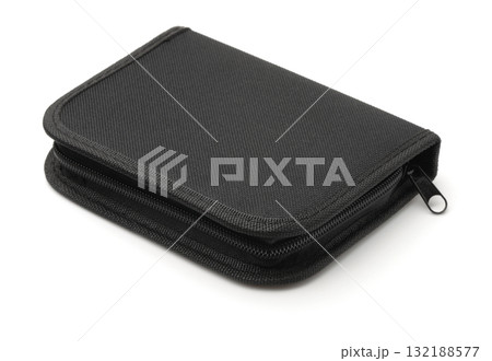 Black hard fabric case 132188577