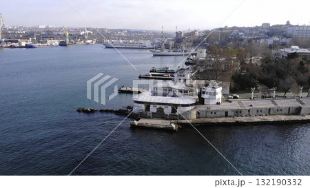 Aerial view of sevastopol bay and cityscape. Media Aerial view of sevastopol bay and cityscape. Media 132190332