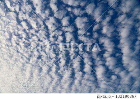 うろこ雲が広がる空 うろこ雲が広がる空 132190867