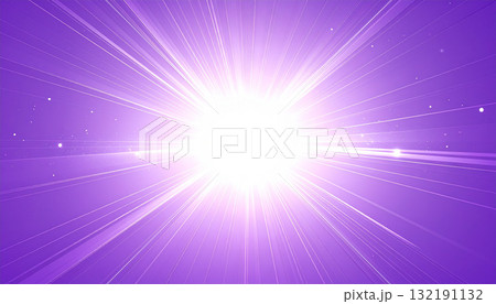 紫色の放射光背景 132191132