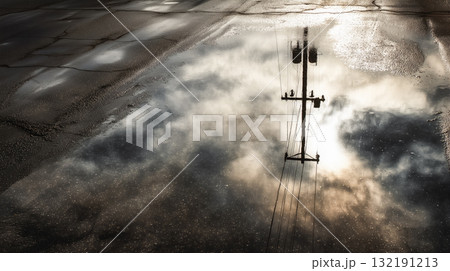 地面に描かれたもう一つの世界 132191213