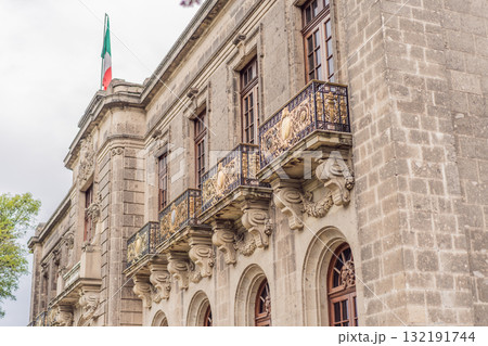 Chapultepec Castle in Mexico City, a historic landmark and cultural heritage site, attracting tourists worldwide. Architecture, history, and iconic travel destination concept 132191744