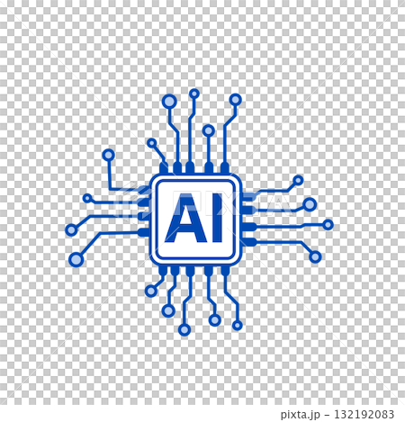 人工知能のイメージ図 シンプルなAIのイラスト アイコン マーク 生成AI モノクロ シルエット 人工知能のイメージ図 シンプルなAIのイラスト アイコン マーク 生成AI モノクロ シルエット 132192083