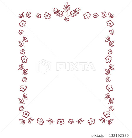 Vector frame of flowers. Floral Design Element for Birthday, Wedding, Valentine, Invitation, Marketing, Advertising and Presentation. Flower garland for your text presentation. Label of soap package. Vector frame of flowers. Floral Design Element for Birthday, Wedding, Valentine, Invitation, Marketing, Advertising and Presentation. Flower garland for your text presentation. Label of soap package. 132192589