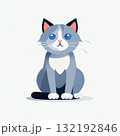 an AI Image Generator, Stylized Illustration of a Cat 132192846
