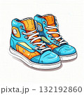 an AI Image Generator, -Top Sneakers in Cartoon Illustration Style 132192860