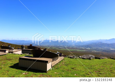 清里テラスから望む野辺山高原の眺望 清里テラスから望む野辺山高原の眺望 132193148