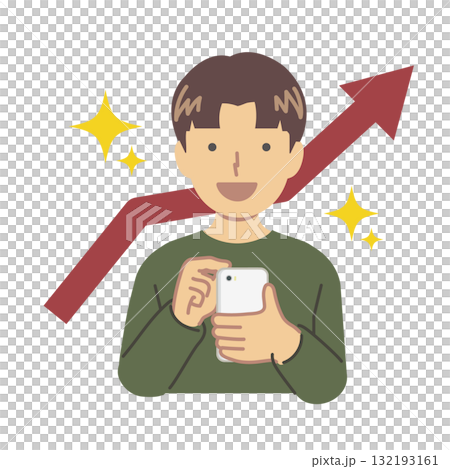 A man who is happy to rise A man who is happy to rise 132193161