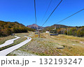 清里テラスのフラワーリフトから望む赤岳の秋景色 132193247