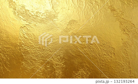《AI画像》金色のペイントで塗られた壁面 132193264