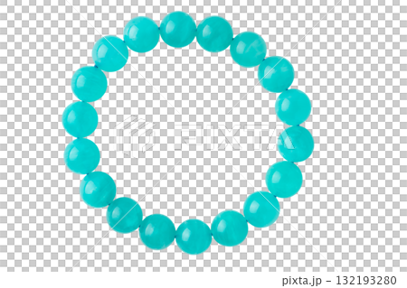 透明背景(png)にアマゾナイトのブレスレット 透明背景(png)にアマゾナイトのブレスレット 132193280