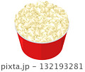ポップコーン　塩 132193281