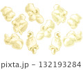 ポップコーン　塩 132193284