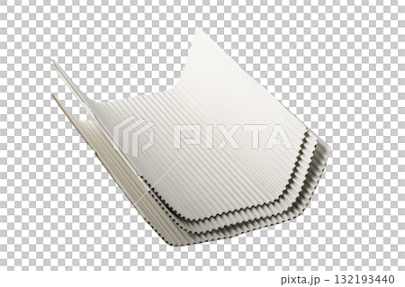 透明背景上捲起的紙板(png) 透明背景上捲起的紙板(png) 132193440