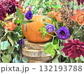 ハロウィンの飾り花 132193788