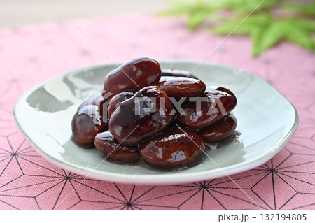 紫花豆の煮物 紫花豆の煮物 132194805