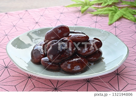 紫花豆の煮物 紫花豆の煮物 132194806