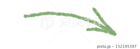 Hand drawn green chalk swirl arrow with a sketch crayon texture. Swirl symbol and pointer element in icon style, modern accent for creative label, template, or art composition. Hand drawn green chalk swirl arrow with a sketch crayon texture. Swirl symbol and pointer element in icon style, modern accent for creative label, template, or art composition. 132195397