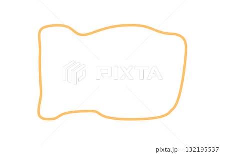 Handdrawn organic wavy textbox frame with abstract rectangle shape and smooth outline. Banner border and background for text in a minimal style, ideal as template for creative design. Handdrawn organic wavy textbox frame with abstract rectangle shape and smooth outline. Banner border and background for text in a minimal style, ideal as template for creative design. 132195537