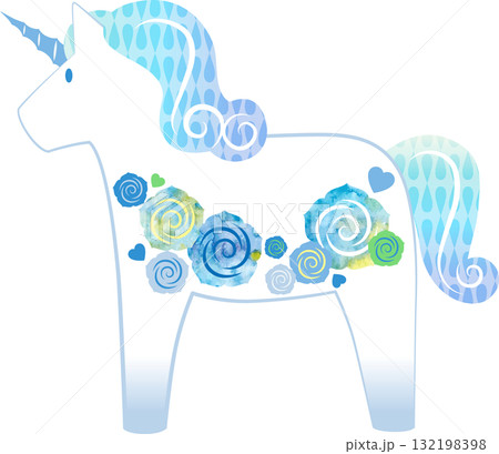 ユニコーン・青 ユニコーン・青 132198398