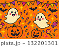 ハロウィンのかわいいおばけイラストセット 132201301