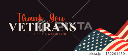 Veterans Day banner. Modern design, Veteran's day poster Veterans Day banner. Modern design, Veteran's day poster 132201430