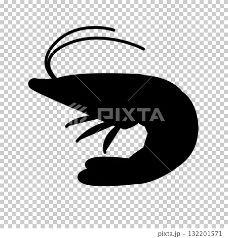 シンプルなエビのイラスト かわいい,ポップ,イラスト,生き物,素材,海,食べ物 シンプルなエビのイラスト かわいい,ポップ,イラスト,生き物,素材,海,食べ物 132201571