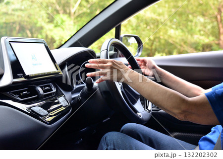 AI自動運転のイメージ AI自動運転のイメージ 132202302