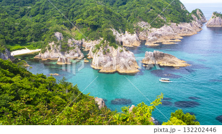 岩美ブルーの浦富海岸 岩美ブルーの浦富海岸 132202446