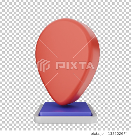 3d location mark gps navigation 3d location mark gps navigation 132202674