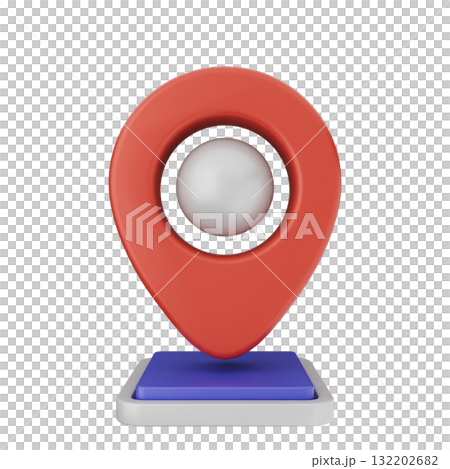 3d location mark gps navigation 3d location mark gps navigation 132202682