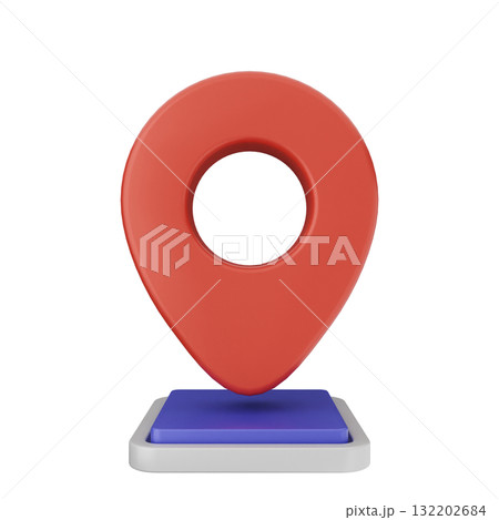 3d location mark gps navigation 3d location mark gps navigation 132202684