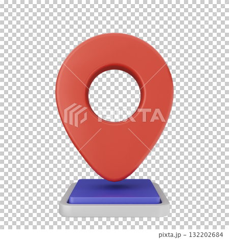 3d location mark gps navigation 3d location mark gps navigation 132202684