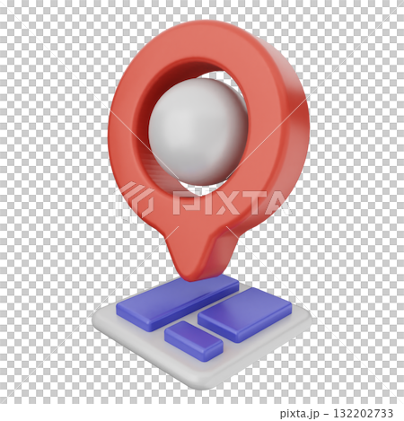 3d location mark gps navigation 3d location mark gps navigation 132202733