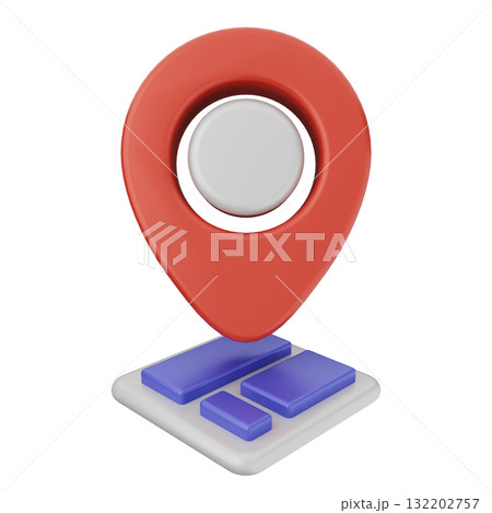 3d location mark gps navigation 3d location mark gps navigation 132202757