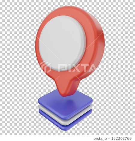 3d location mark gps navigation 3d location mark gps navigation 132202769