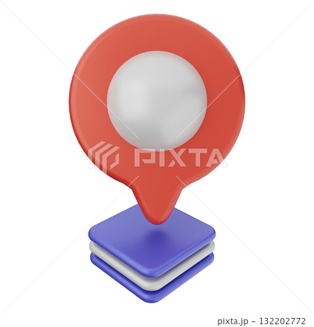 3d location mark gps navigation 3d location mark gps navigation 132202772