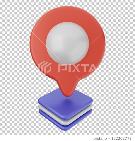 3d location mark gps navigation 3d location mark gps navigation 132202772