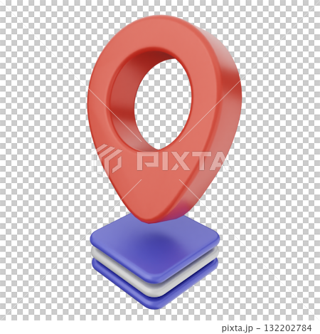 3d location mark gps navigation 3d location mark gps navigation 132202784