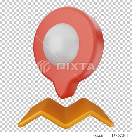 3d location mark gps navigation 3d location mark gps navigation 132202801