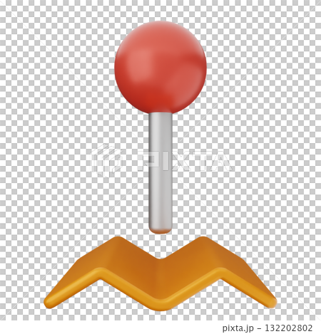 3d location mark gps navigation 132202802