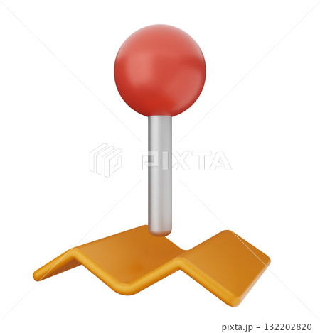 3d location mark gps navigation 132202820