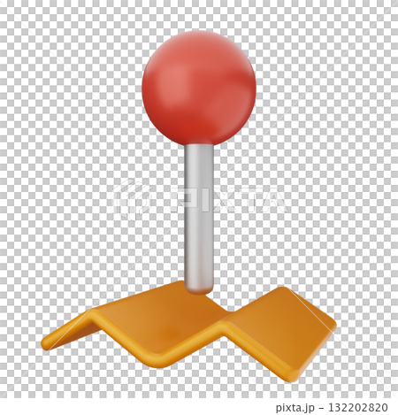 3d location mark gps navigation 132202820