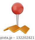 3d location mark gps navigation 132202821
