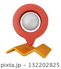 3d location mark gps navigation 132202825