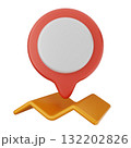 3d location mark gps navigation 132202826